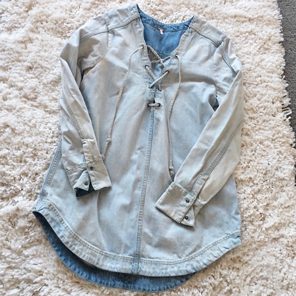 Free People Jean Tunic